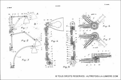 histoire brevet lampe sanfil jean leclerc paris