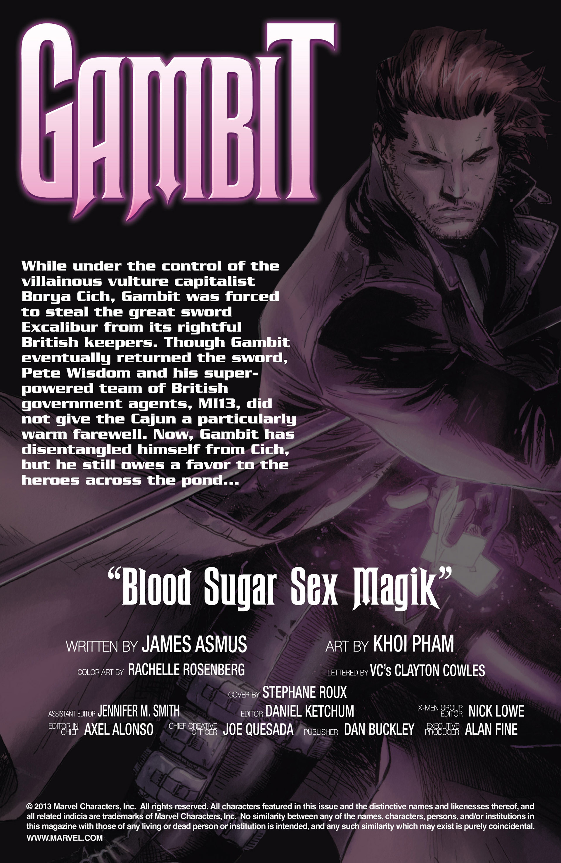 Read online Gambit (2012) comic -  Issue #14 - 2