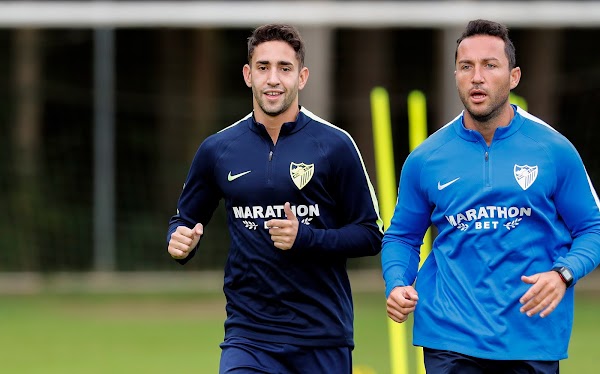 Málaga, el equipo empezó a entrenar a las 9:40