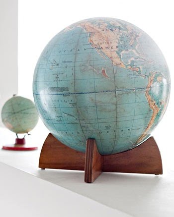 vintage globe