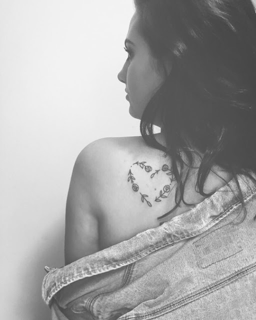 Cute Shoulder Heart Tattoos For Women