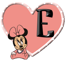 Alfabeto de Minnie bebé E.