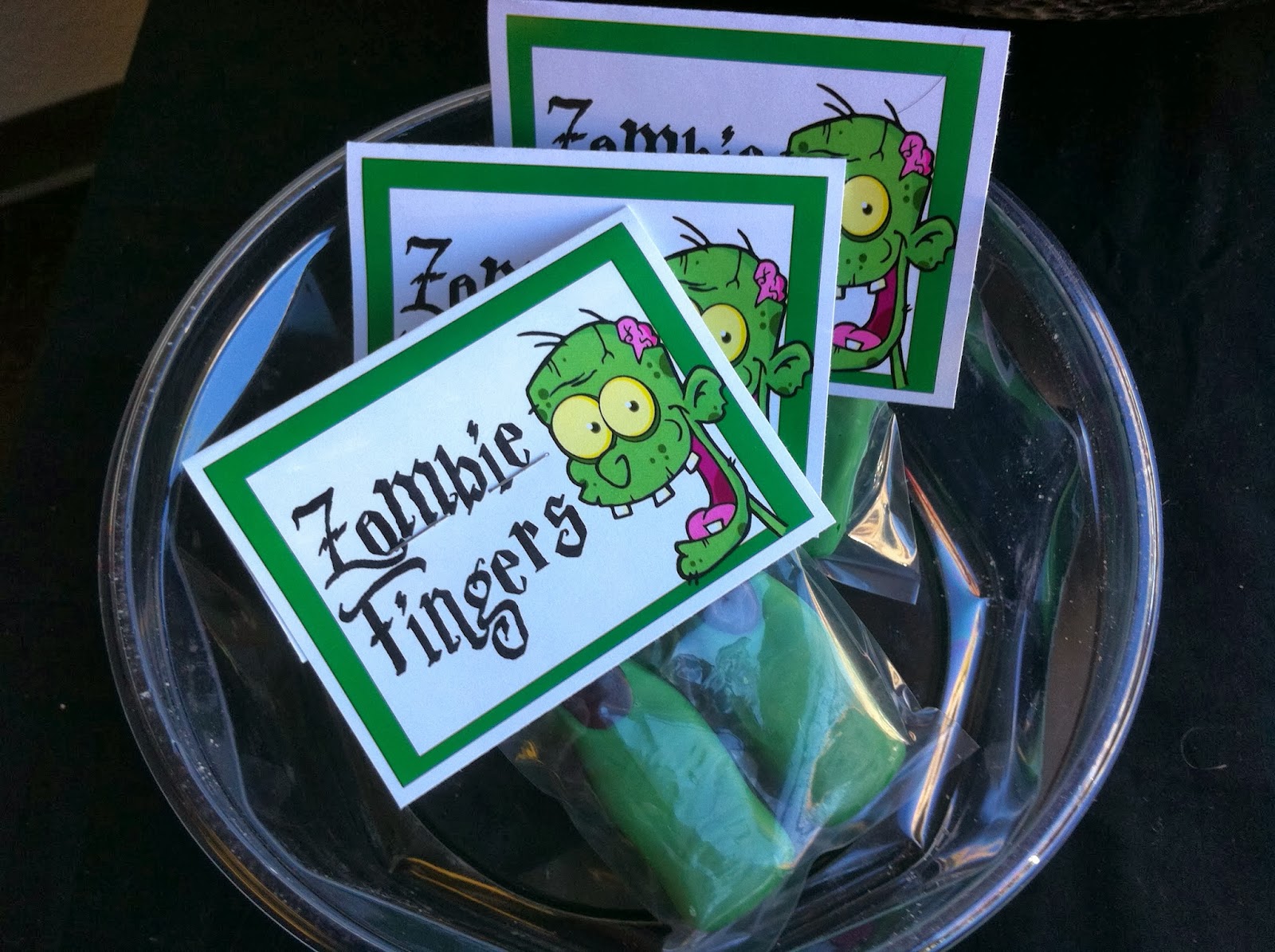 DIY Party Mom Zombie Fingers Chocolate Crisp Rice Halloween Treat