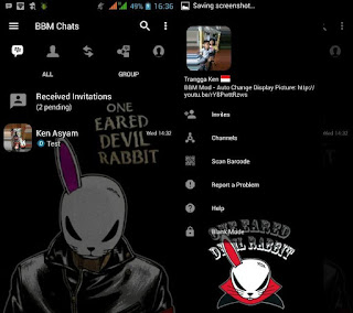 BBM Mod One Eared Devil Rabbit 3.3.1.24 APK