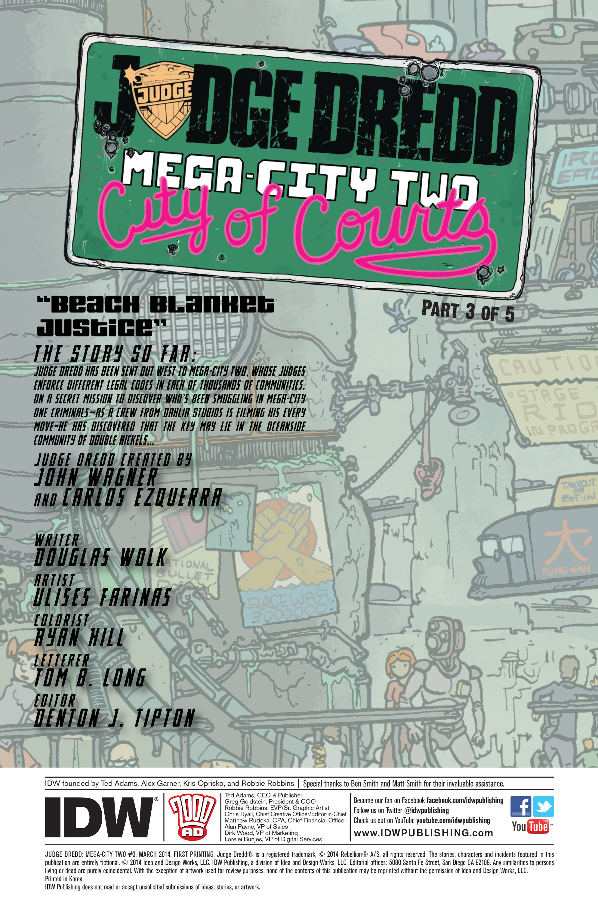 Judge Dredd: Mega-City Two issue 3 - Page 2