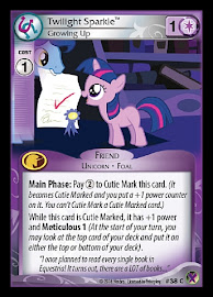 My Little Pony Twilight Sparkle, Growing Up Marks in Time CCG Card