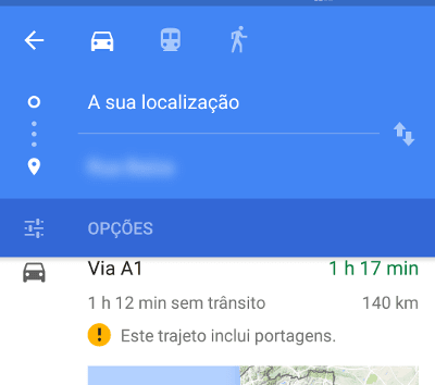 Como evitar portagens usando o Google Maps Como evitar portagens usando o Google Maps