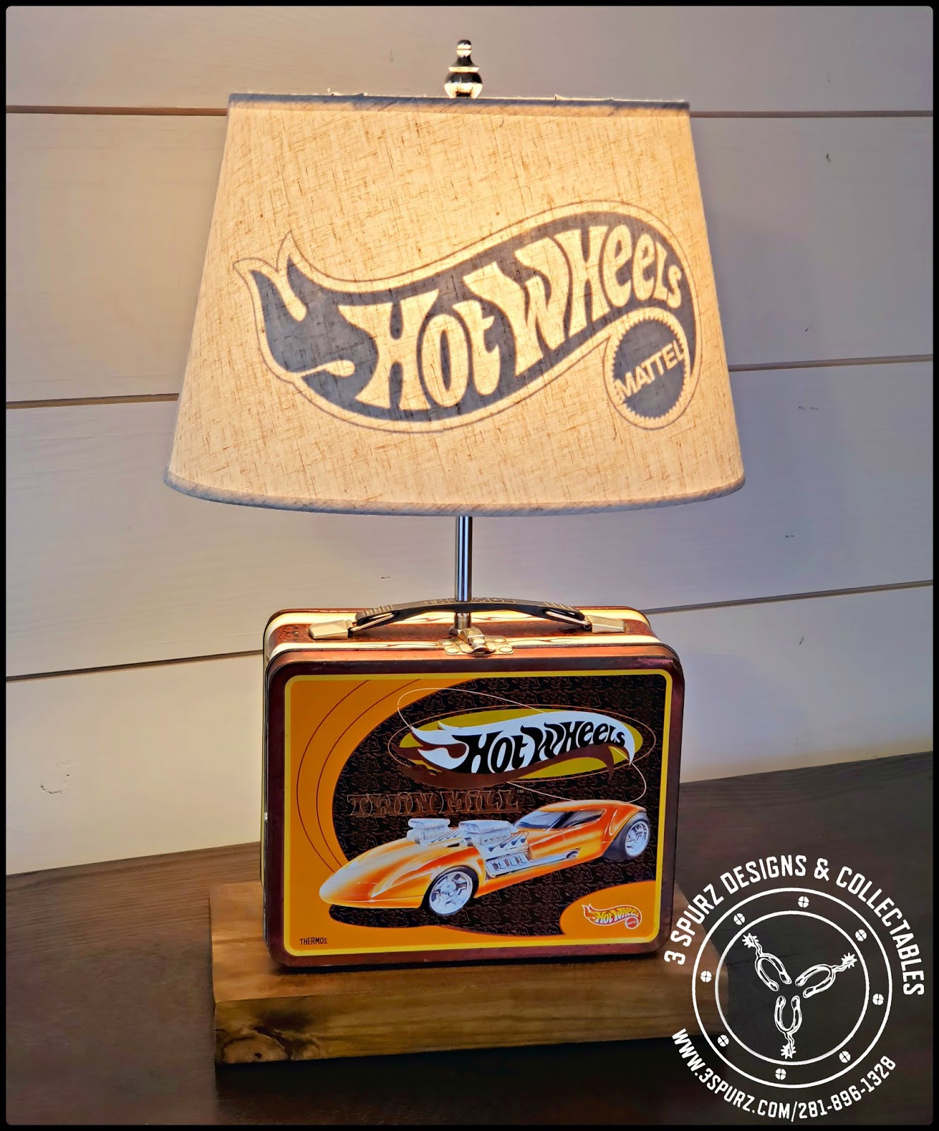 3 Spurz DandC Repurposed /Refurbished Creations!! Hot Wheels lunch box