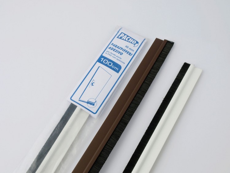 Guarnizione Sottoporta A Spazzola - Paraspifferi 100cm Marrone - Foto 10