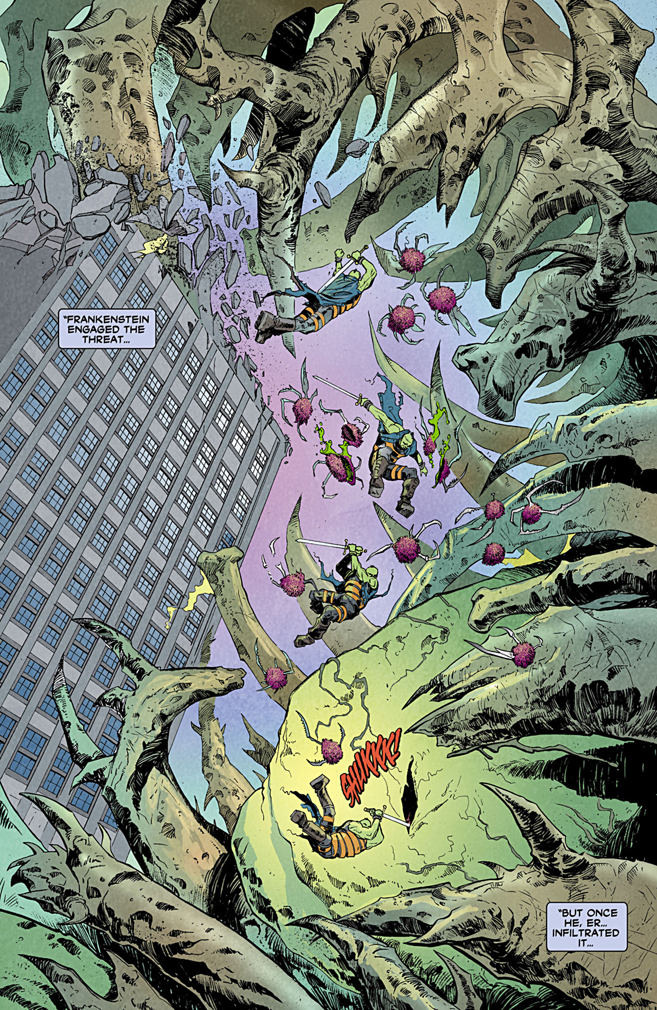 Read online Frankenstein, Agent of S.H.A.D.E. comic -  Issue #12 - 16