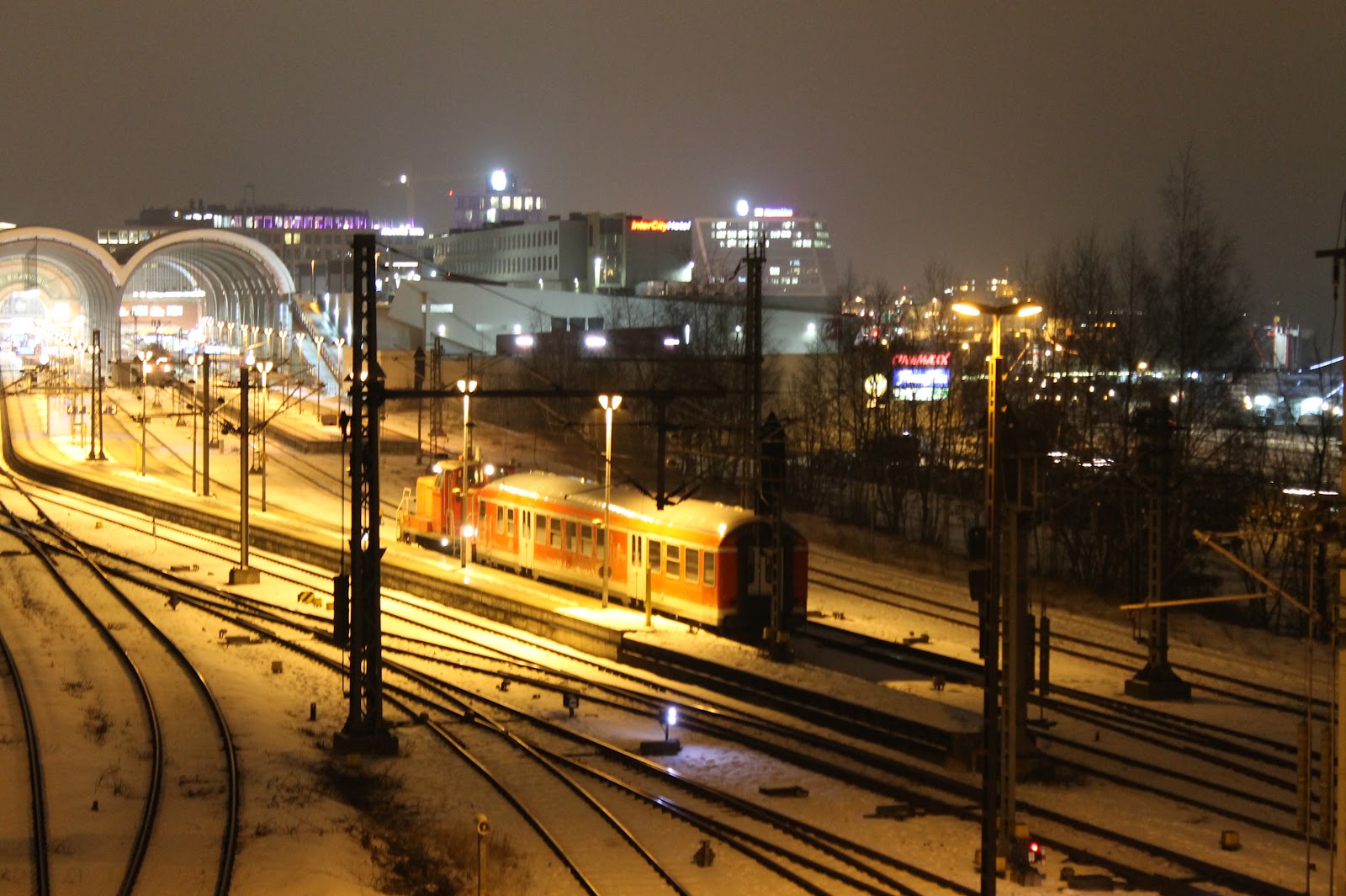 Aktivitäten im Bahnhof Kiel 13.02.2012