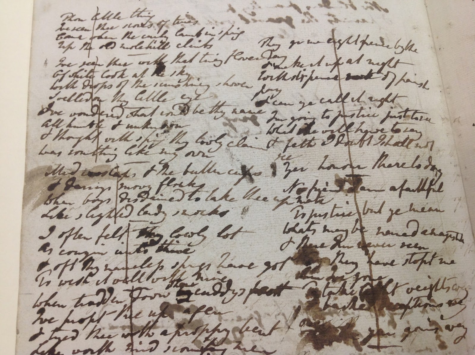 First love john clare image