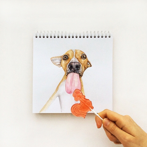 22-Sweet Tooth-Valerie-Susik-Валерия-Суслопарова-Cats-and-Dogs-Interactive-Animal-Drawings-www-designstack-co
