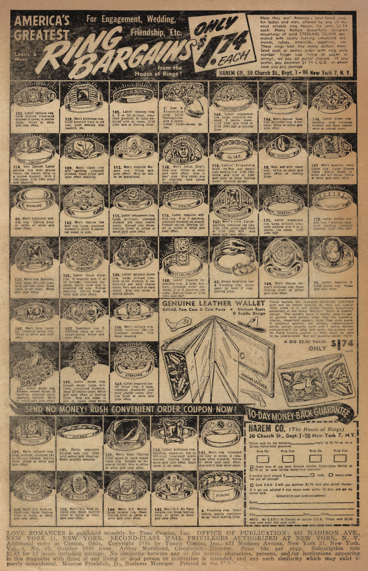 Read online Love Romances comic -  Issue #60 - 2