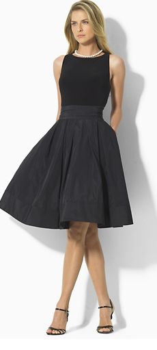 Designer fashion | Ralph Lauren 2015 | Classic black dress | Just a ...
