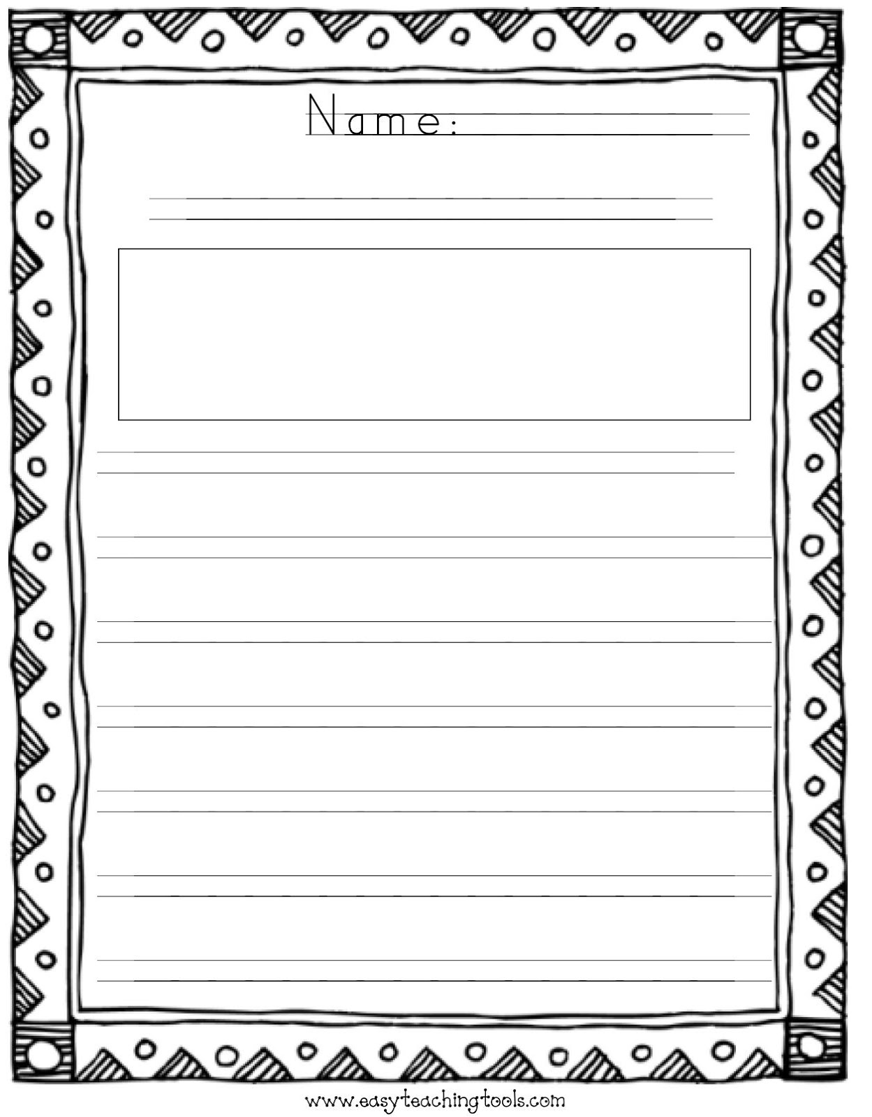 Printable Handwriting Without Tears Paper - Printable World Holiday