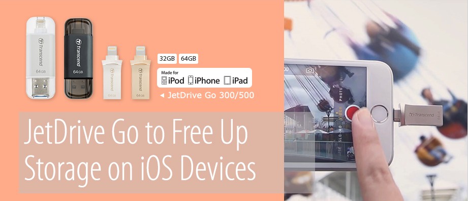 JetDrive Go to Free Up Storage on iOS Devices