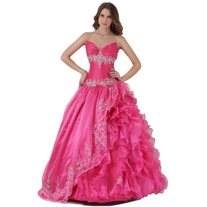 MEDIUM HAIRCUTS FOR WOMEN PINK PROM DRESSES ARE ELEGANT AND CHEAP