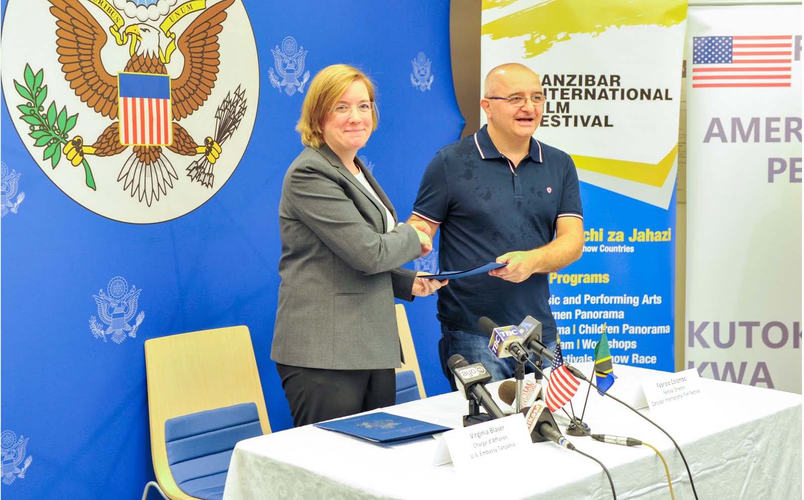 ZANZIBAR NI KWETU U.S. EMBASSY PARTNERS WITH ZANZIBAR INTERNATIONAL