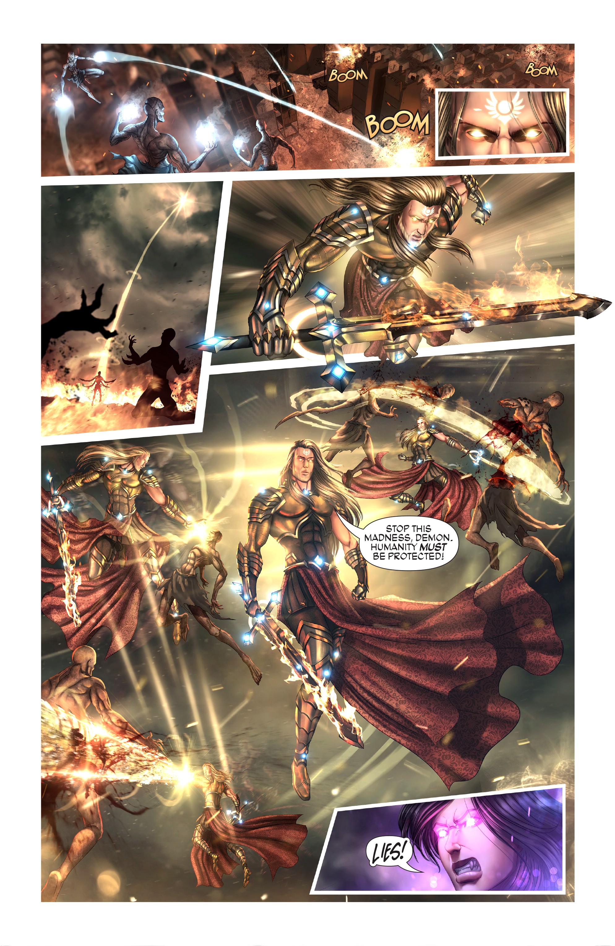 Read online Knights of the Golden Sun comic -  Issue #7 - 9