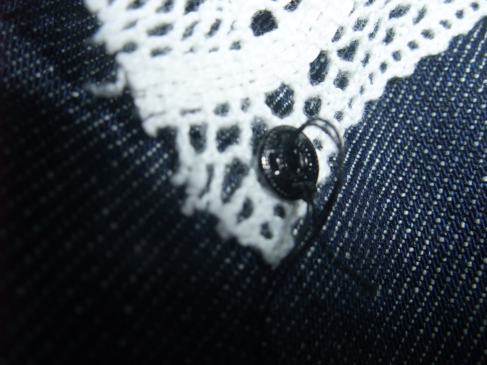 Le Blog Mode de Mirabelle: Customisation pour veste en jean à mettre ou