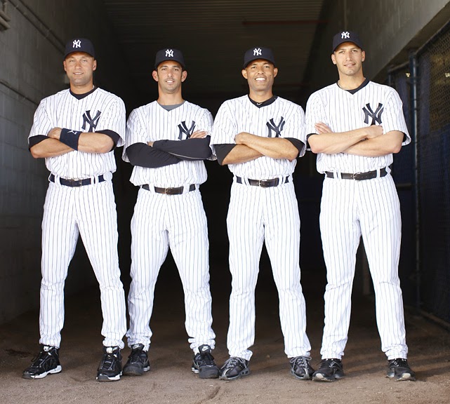 Bleeding Yankee Blue: GREATNESS TODAY WITH THE CORE FOUR