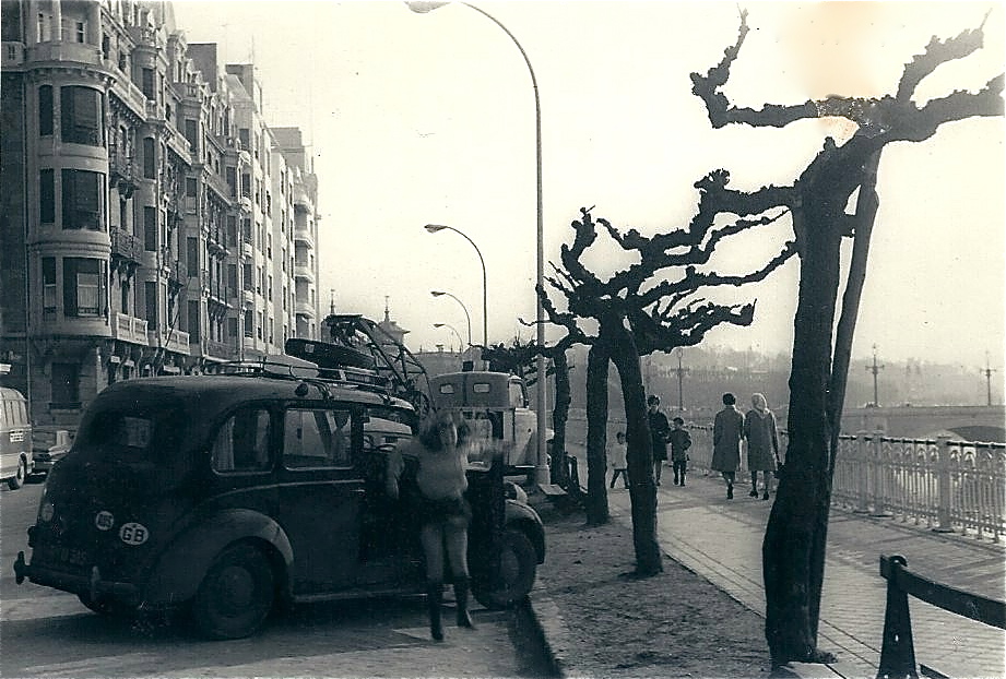 Europe by London Taxi Spain San Sebastian on the Bay of Biscay