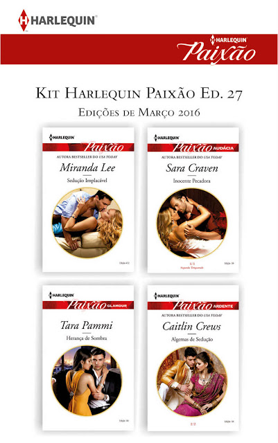 Kit Harlequin Paixão Mar
