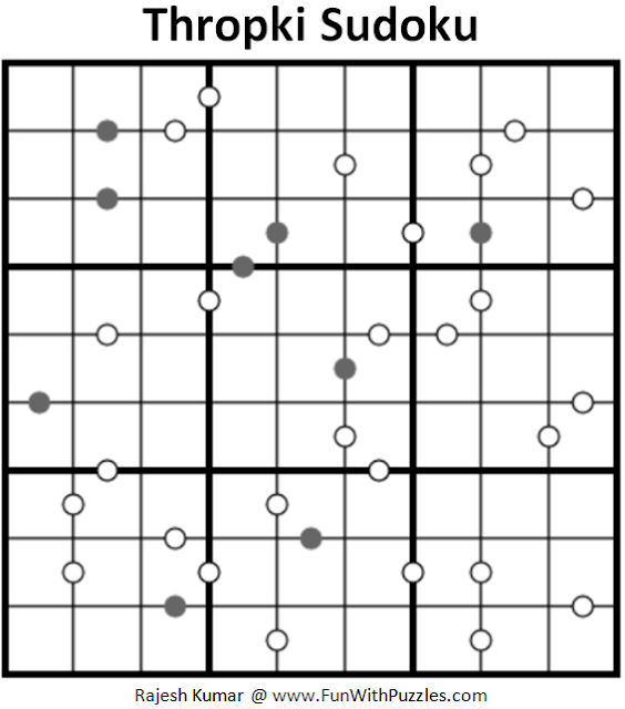Thropki Sudoku (Fun With Sudoku #180)