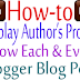 How To Display Author's Profile Below Each Blog Post