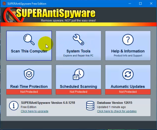 تحميل وتثبيت وشرح برنامج superantispyware بشكل كامل 