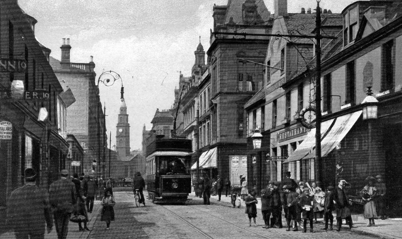 Tour Scotland Old Photograph Cathcart Street Greenock Scotland