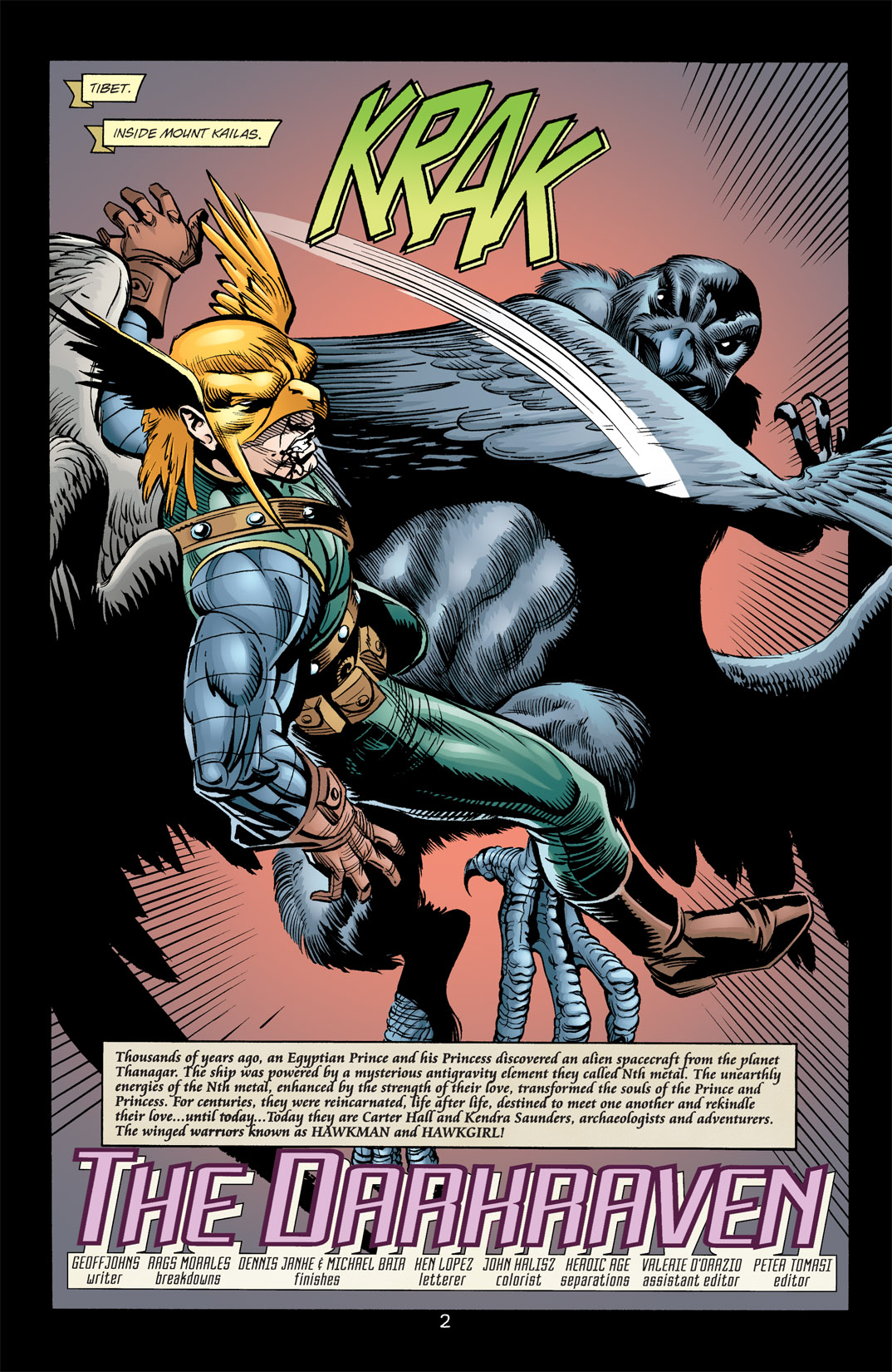 Hawkman (2002) Issue #12 #12 - English 3