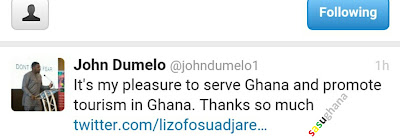 John Dumelo is now Tourism Ambassador for Ghana