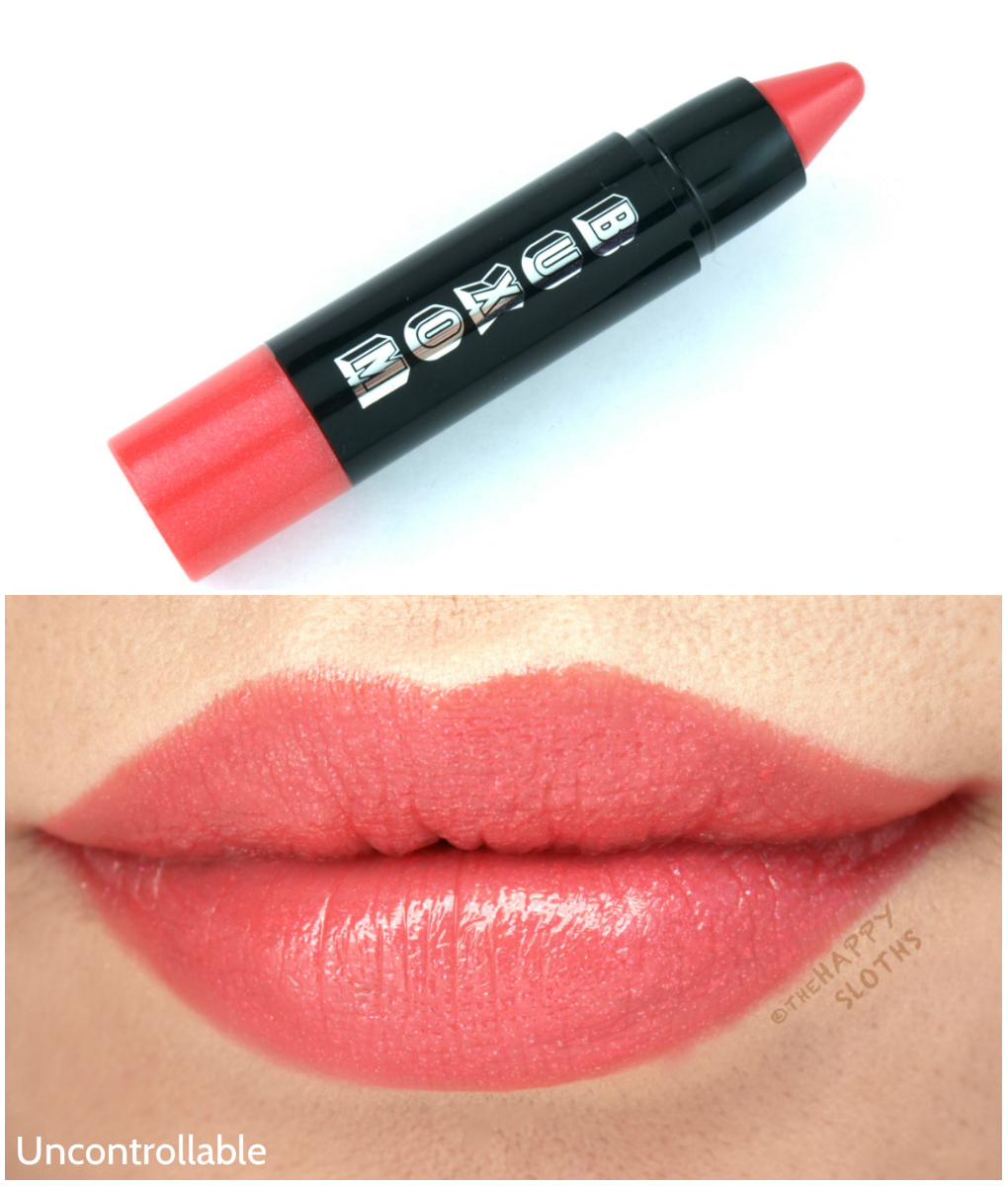 Buxom Shimmer Shock Lip Stick in Uncontrollable: Review and Swatches