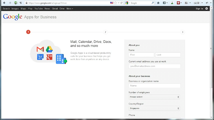 How to purchase a Domain Name Via Google