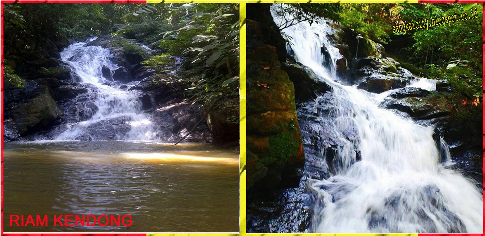 Objek Wisata Air Terjun Riam Kendong, Raren Batuah | Sangkay City