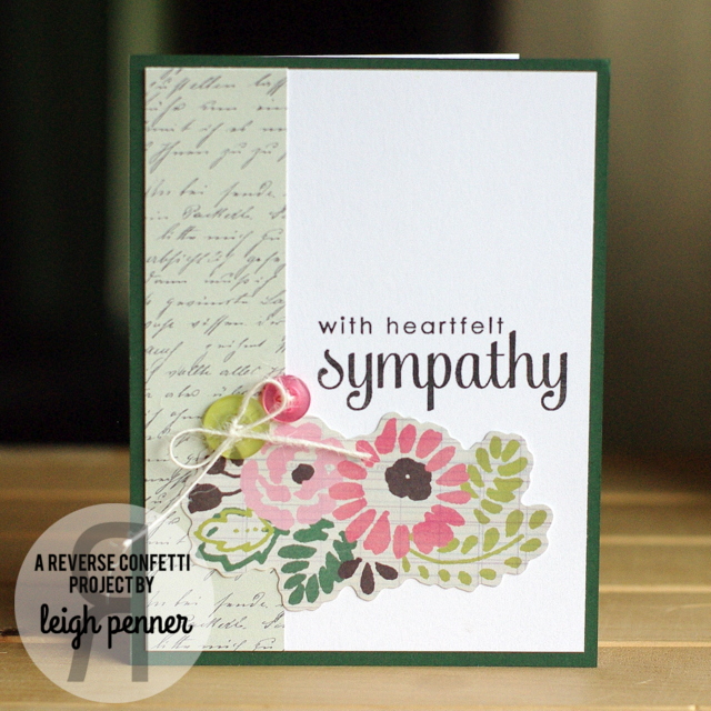 Five Sympathy Cards Leigh Penner @leigh148 @reverseconfetti @bazzillbasics #reverseconfetti #bazzillbasics #cards