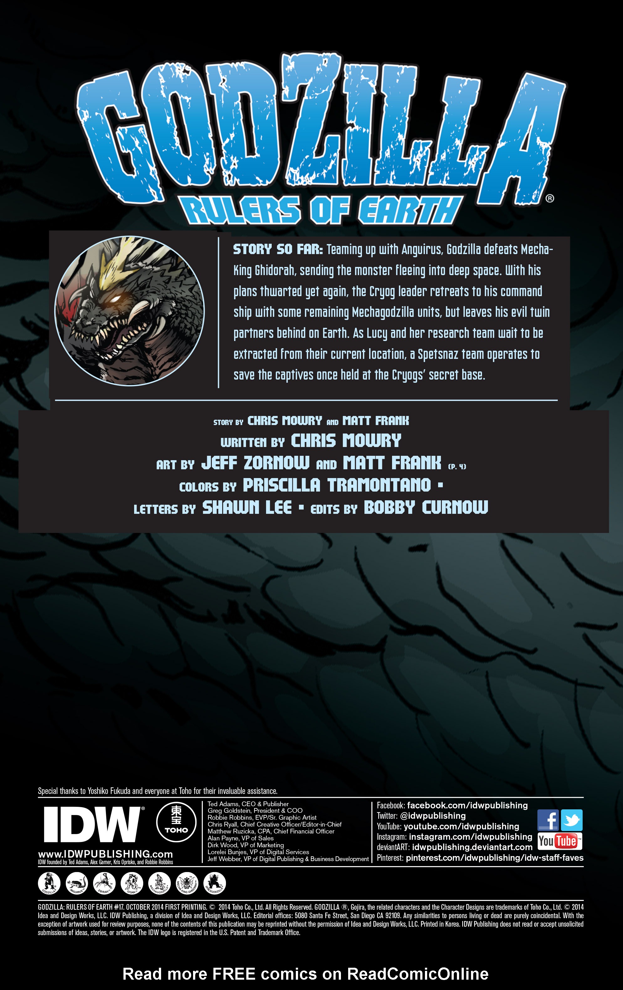 Read online Godzilla: Rulers of Earth comic -  Issue #17 - 2