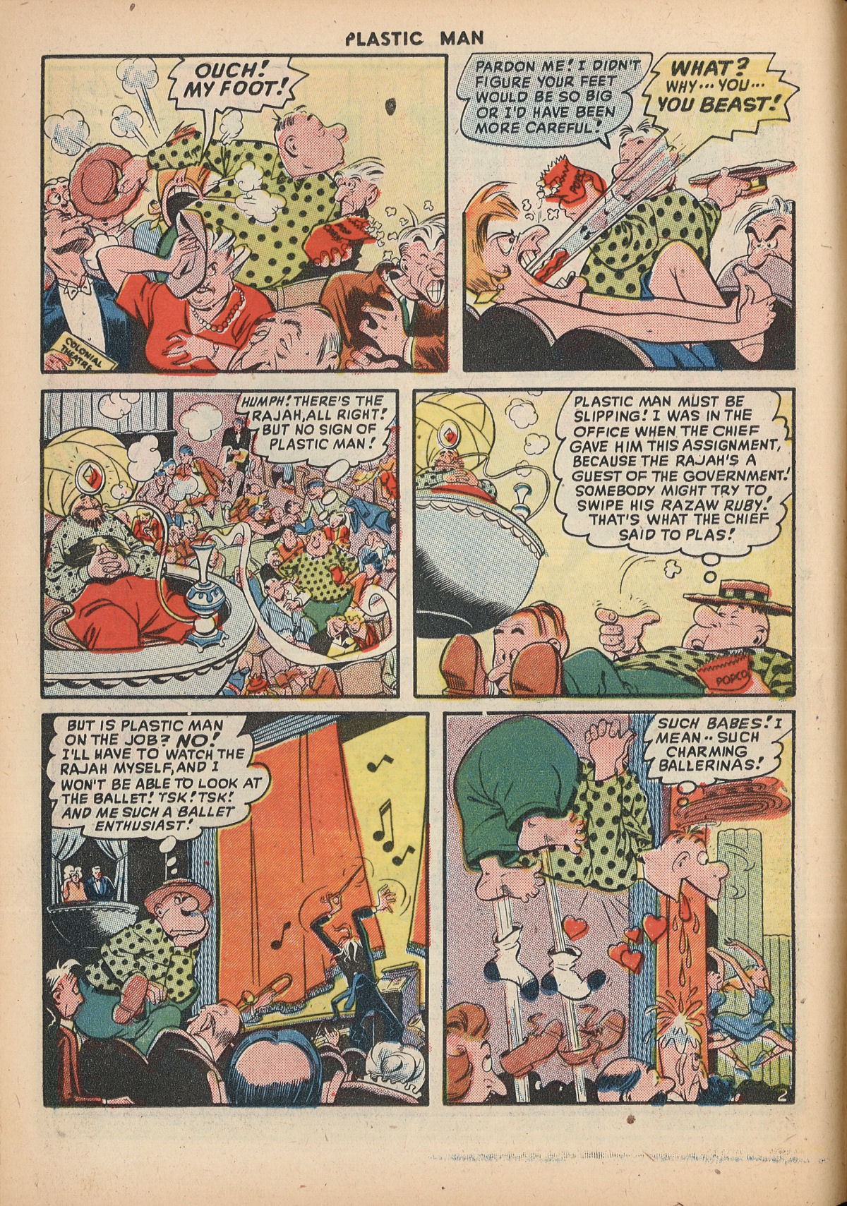 Read online Plastic Man (1943) comic -  Issue #15 - 16