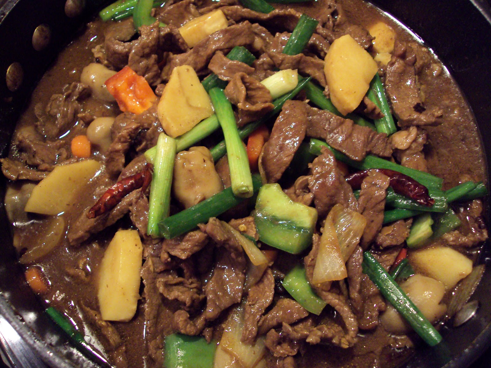 StirFry SIRLOIN STEAK with BAMBOO SHOOTS n STRAW MUSHROOM