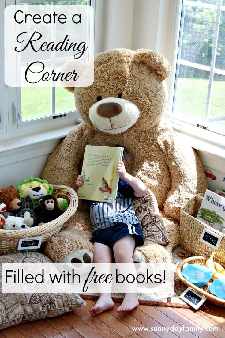 Create a reading corner for kids filled with free books! #Back2SchoolReady #ad Create a reading corner for kids filled with free books! #Back2SchoolReady #ad