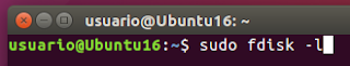 sudo fdisk -l