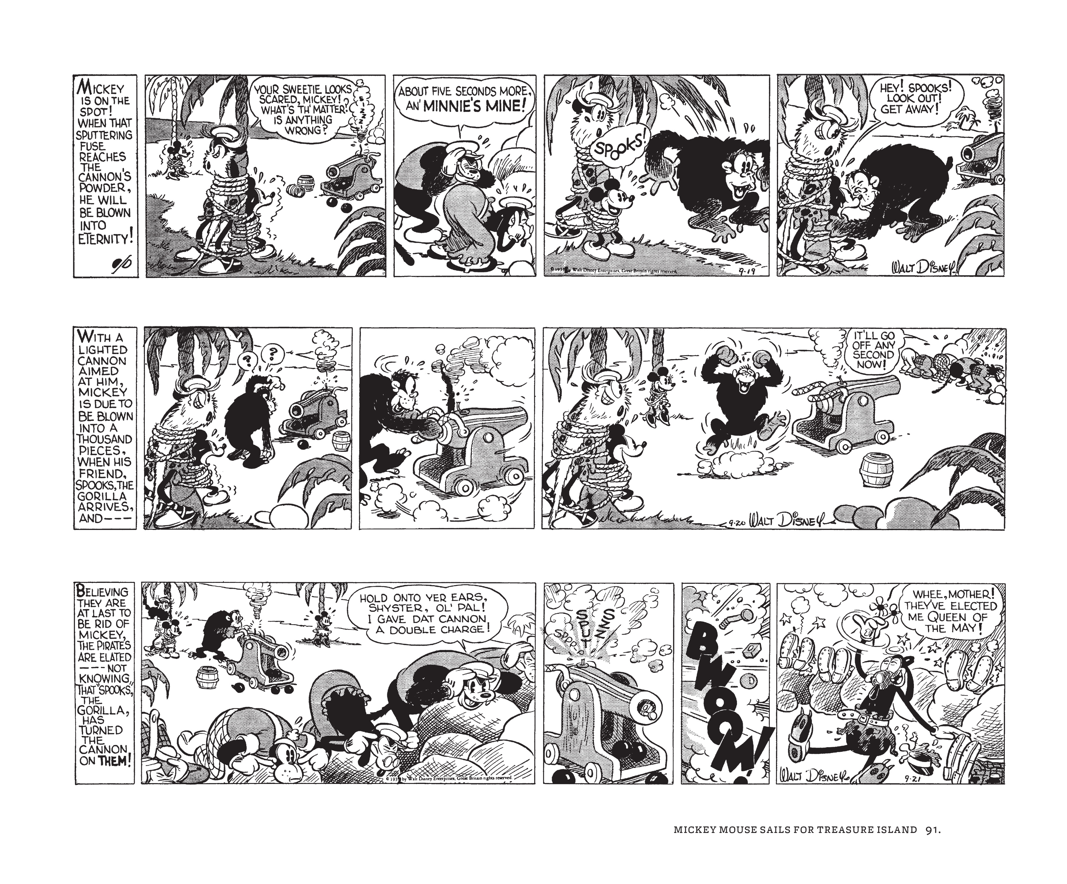 Read online Walt Disney's Mickey Mouse by Floyd Gottfredson comic -  Issue # TPB 2 (Part 1) - 91
