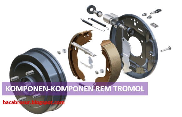 Bagian dari sistem rem tromol yang berfungsi menekan sepatu rem untuk menghasilkan proses pengereman yaitu ...