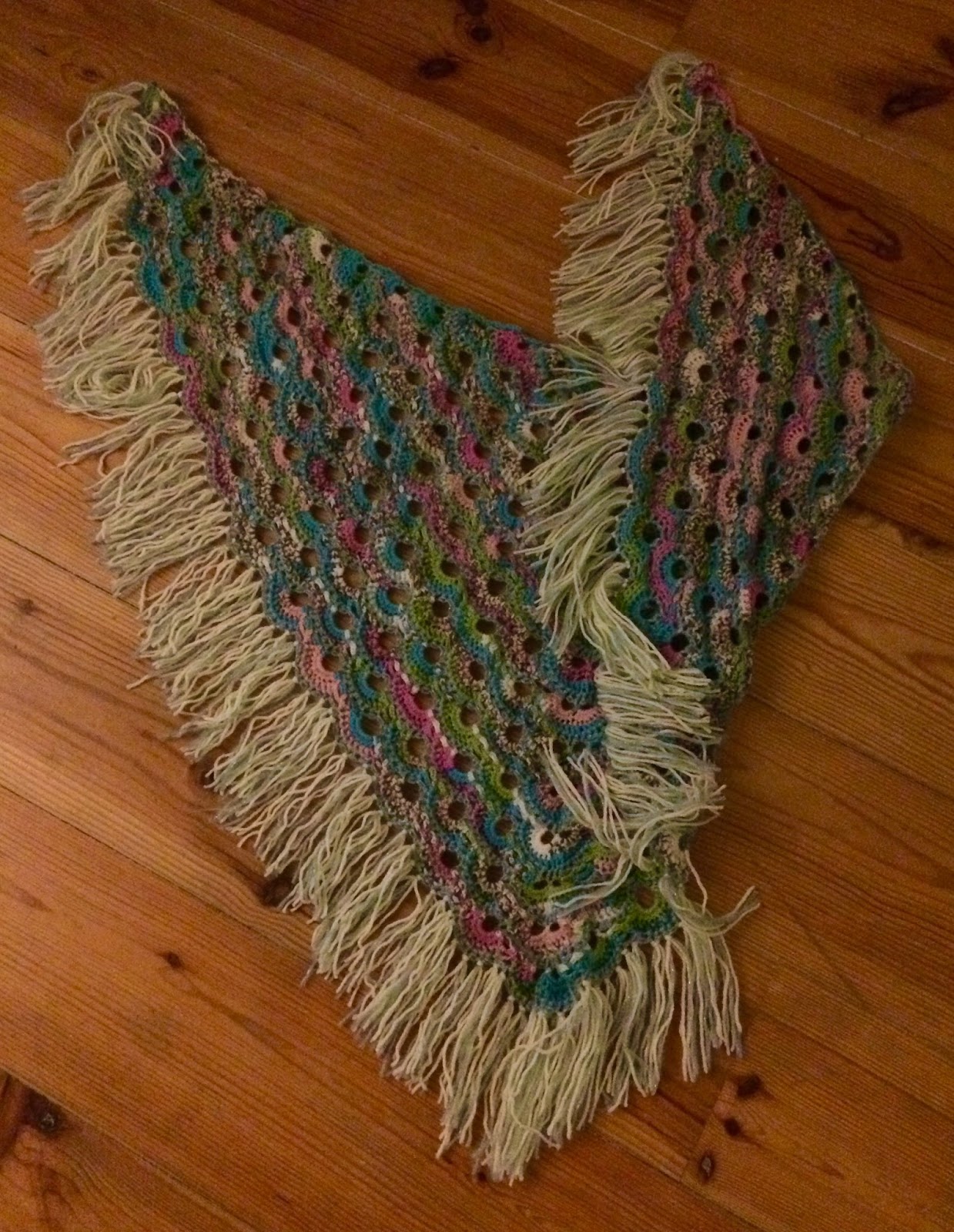 Shawl with Fringes