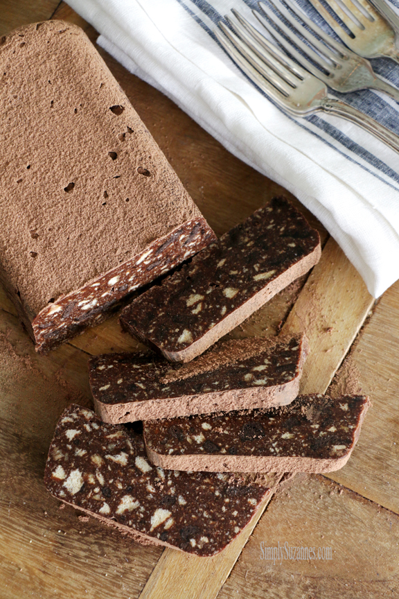 Simply Suzanne's AT HOME chocolate fridge cake