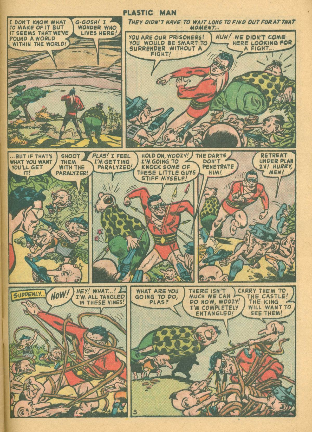 Read online Plastic Man (1943) comic -  Issue #37 - 29