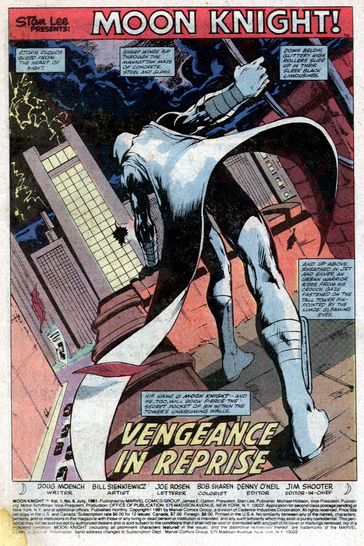 Read online Moon Knight (1980) comic -  Issue #9 - 2