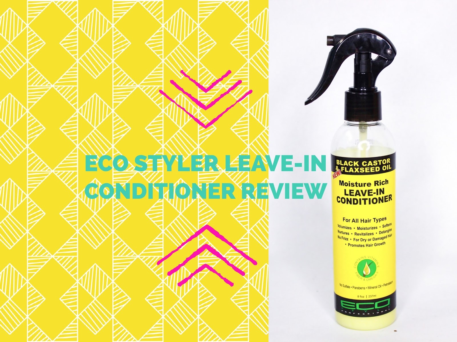 Review Eco Styler LeaveIn Conditioner (Black Castor & Flaxseed Oil